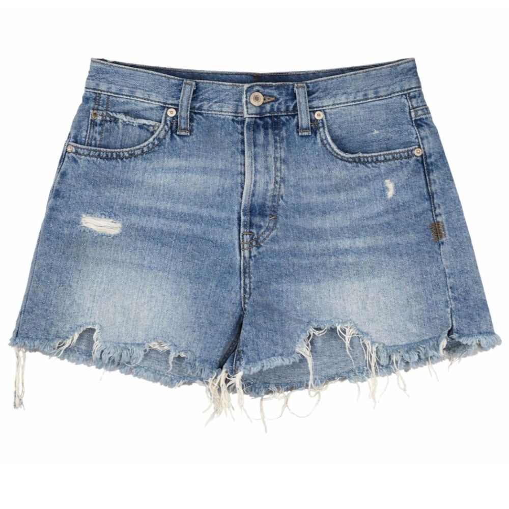 WE THE FREE HIGH RISE DISTRESSED EVERYDAY WEAR CONCERT FESTIVAL CUTOFF SHORTS 26